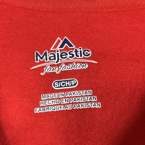 Chicago Blackhawks Sweatshirt Hoodie Womens Small NHL Graphic Print Red - Picture 7 of 9